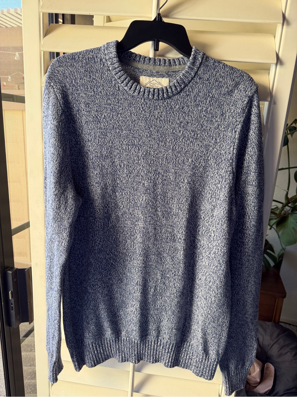 St. John's Bay Marled Blue Crewneck Sweater